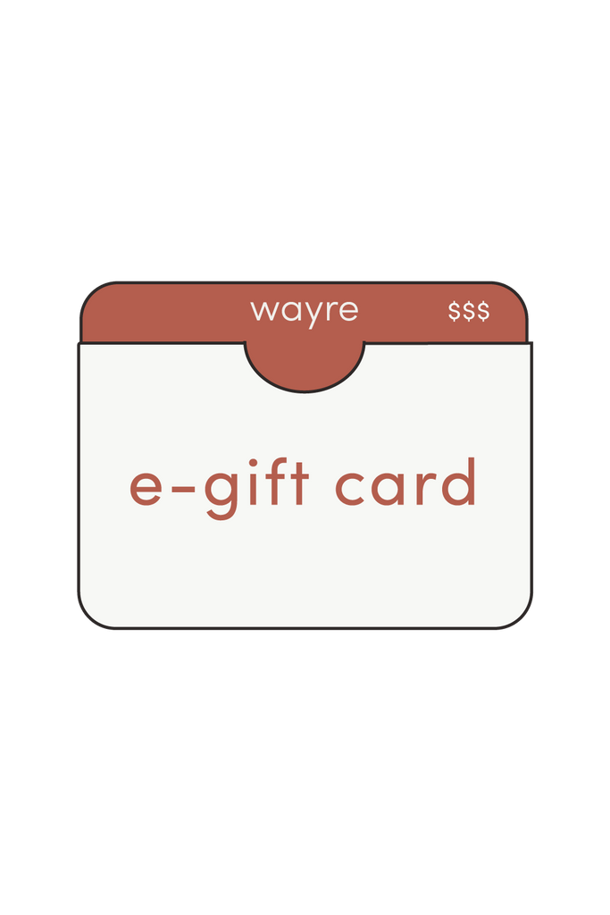 wayre's e-gift card
