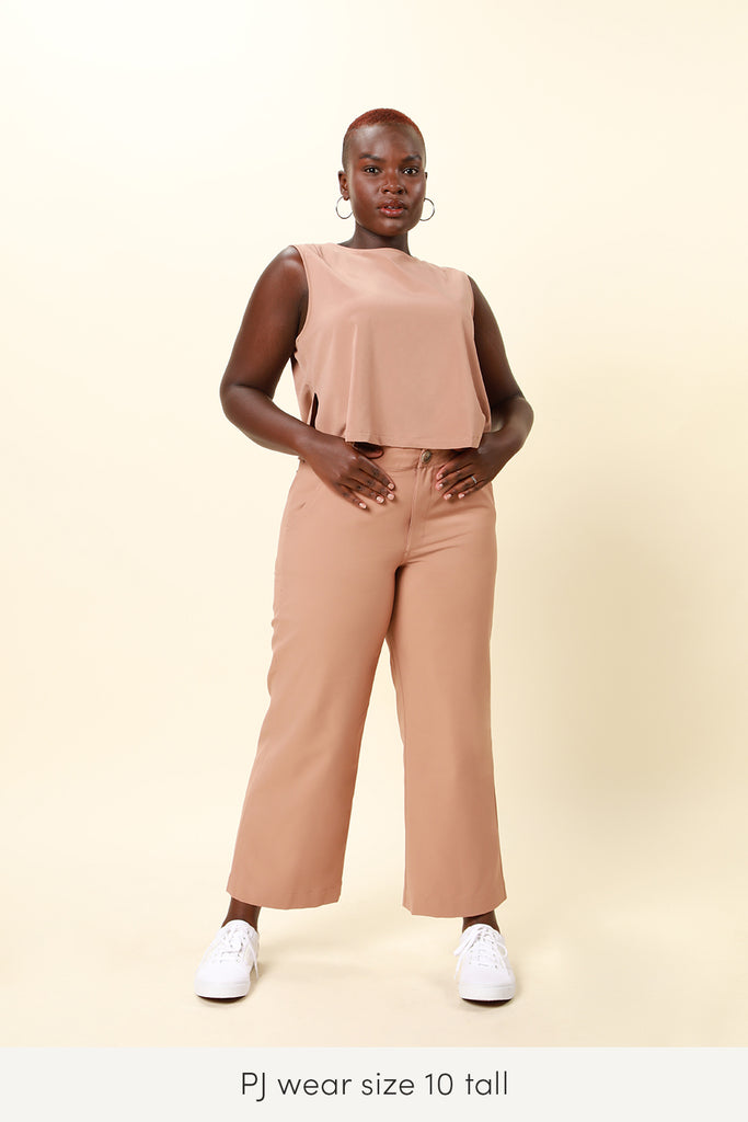 jetsetter trouser in size 10 rose water color
