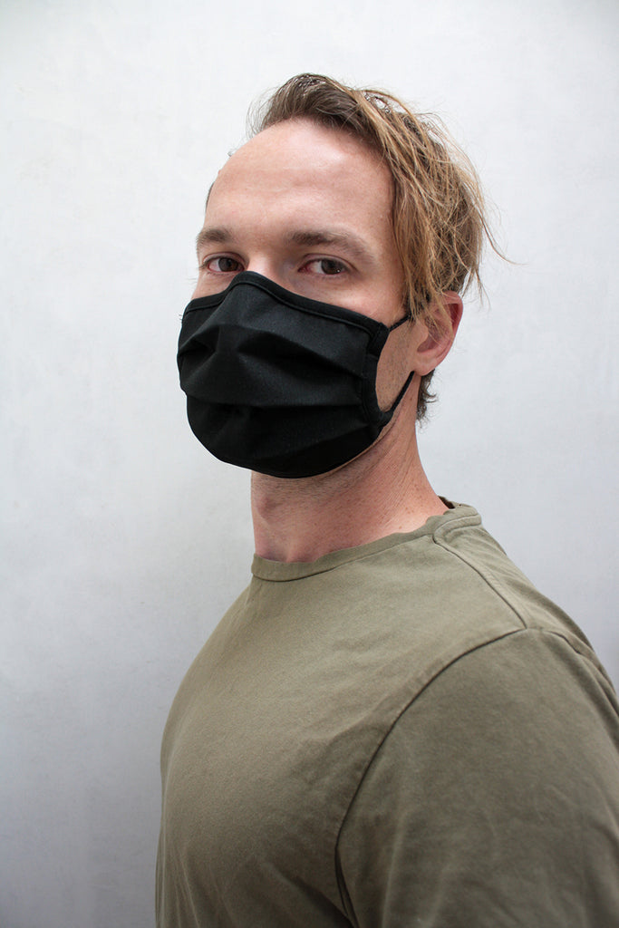 Adult size face mask in black color