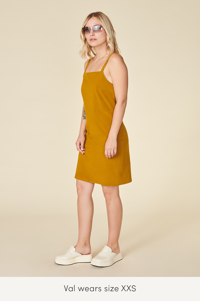xxs lightweight summer dress with pockets sustainably made