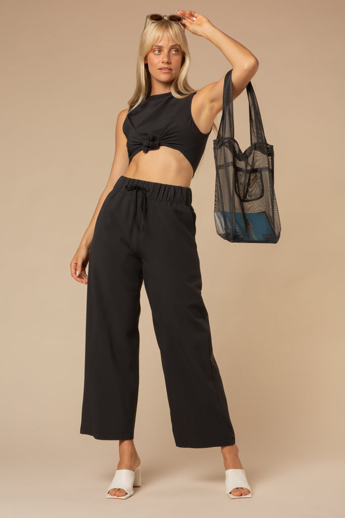 Perfect travel set of pants, top and a travel bag