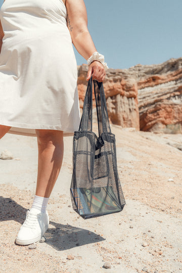 tripper tote transparent bag from wayre